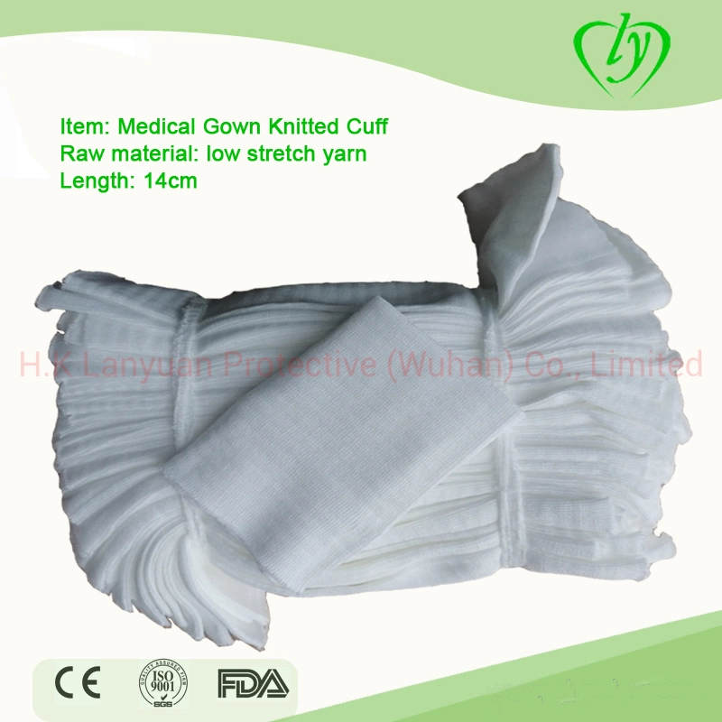 Polyester Knitted Cuff for Surgical Gown