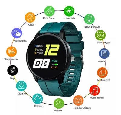 2021 nuova vendita calda B7 orologio multi-sport pressione sanguigna frequenza cardiaca uomo donna controllo musicale braccialetto intelligente impermeabile