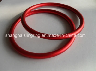 Coppia marsupio anello in alluminio per anello fascia con certificazione di sicurezza