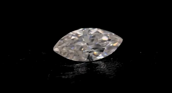 Collana composita con diamanti a doppia montatura in oro bianco 10k a forma di pera