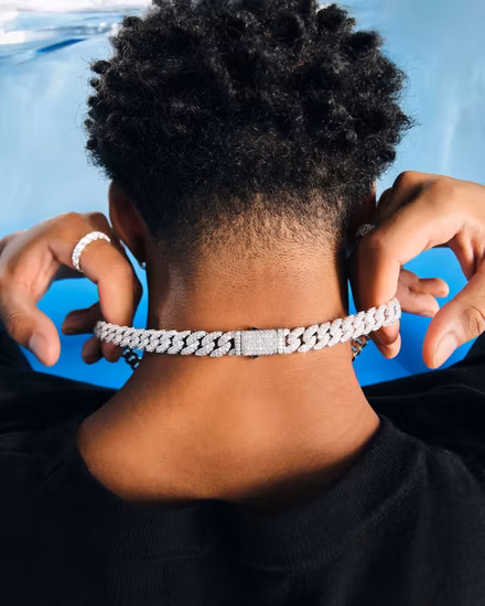 Accessori moda Gioielli Bracciale Hip Hop con diamanti pieni per uomo e donna